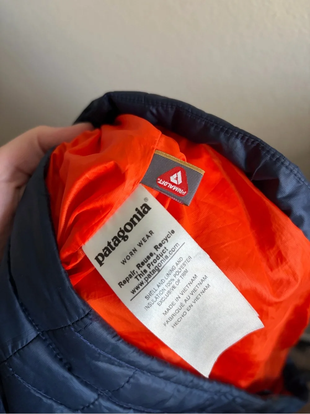 Patagonia Nano Puff Vest Navy Men size XL